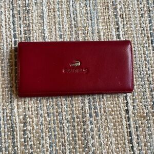 Cartelo Red Leather Long Wallet